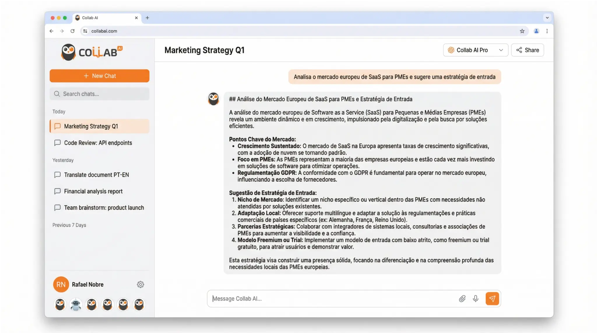 Collab AI — Your AI-powered workspace for teams